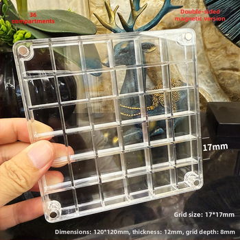 Akrilinė magnetinė dėžutė su kriauklių motyvu nuotraukų rėmeliu, vienpusė ir dvipusė, mini papuošalų laikymo dėžutė, modernus paprastumas