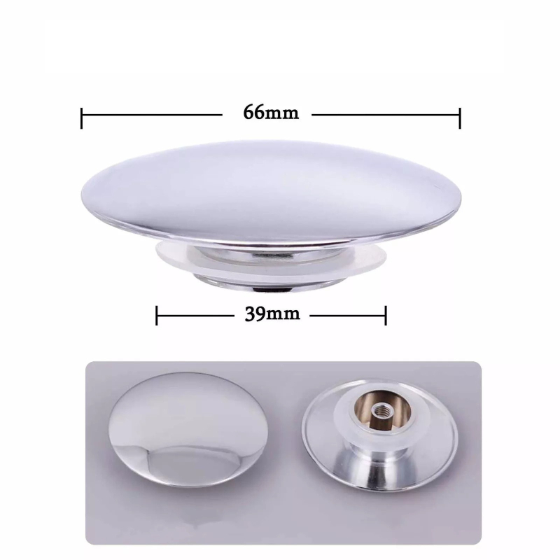 Дренажна система с пружинен натиск и капак с глава гъбичка, панел от неръждаема стомана с медно ядро, отделен капак, водно уплътнение, регулируем уплътнител