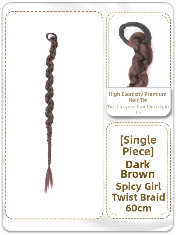 Parūka ar asti un pītu pinumiem ķīniešu nacionālā stilā, roku darbs, mati no augsttemperatūras stieples, nav krāsoti un nav permētie