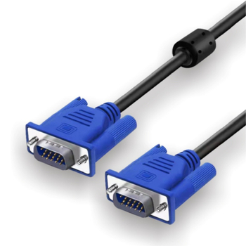 VGA kabelis 3+5, 1,3 m, CCS laidinys, nikeliuoti jungtys, aukštos raiškos vaizdo kabelis