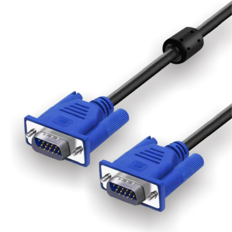 VGA kabelis 3+5, 1,3 m, CCS laidinys, nikeliuoti jungtys, aukštos raiškos vaizdo kabelis