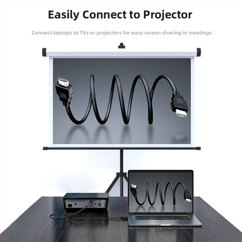 HDTV duomenų laidas 4K60Hz, 1,5 m, varinis dengtas plieninis laidininkas, HDTV sąsaja