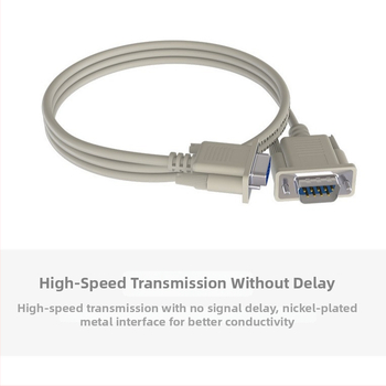 DB9 serijinis kabelis RS-232, COM sąsaja, vyr–moterų jungties, varinis dengtas plienas laidininkas