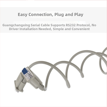 DB9 serijinis kabelis RS-232, COM sąsaja, vyr–moterų jungties, varinis dengtas plienas laidininkas