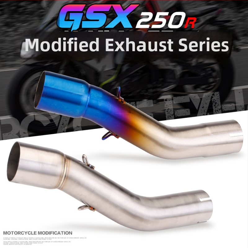 Závodný štýl výfukového potrubia pre Suzuki GSX250R, značky Mopie, model 250