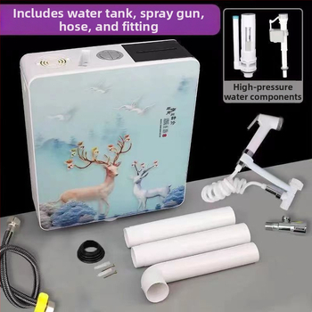 Sieninis plovimo bakas squat tipo tualetei, vandens taupymas, didelis srautas, plastikas, prekės ženklas SKALUN/Shang Karen