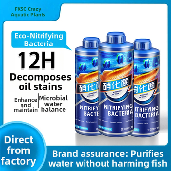 Nitrifikacijų bakterijų skystis akvariumui – vandens kokybės stabilizatorius, akvariumo įranga, prekinis ženklas Crazy aquatic plants
