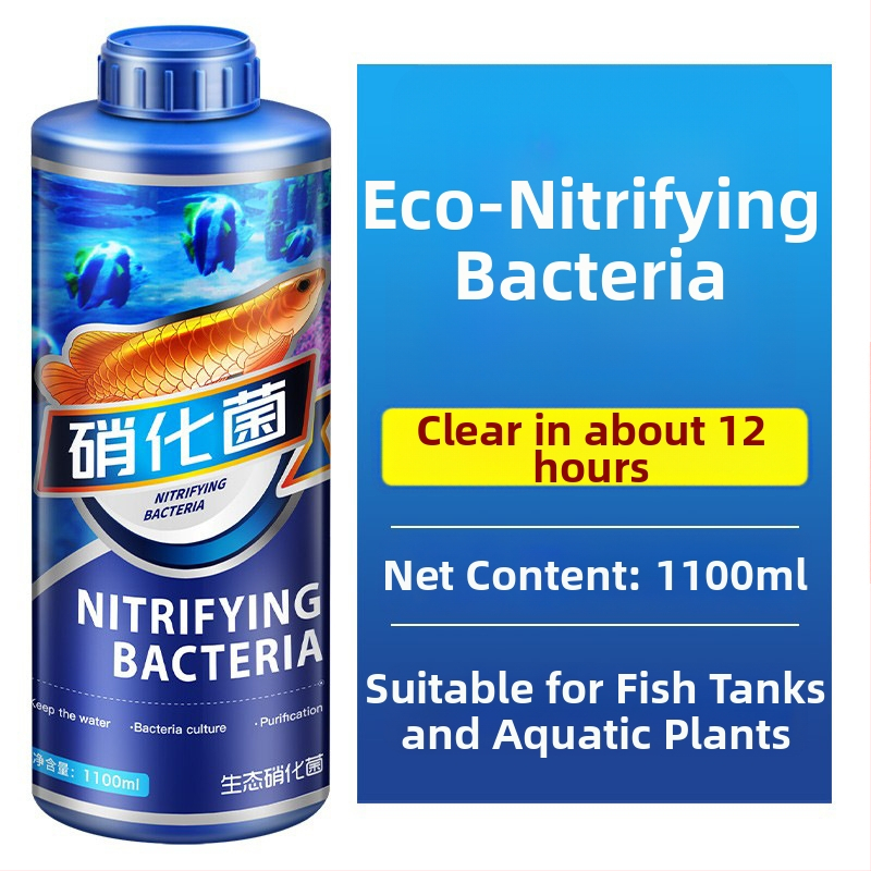 Nitrifikacijų bakterijų skystis akvariumui – vandens kokybės stabilizatorius, akvariumo įranga, prekinis ženklas Crazy aquatic plants