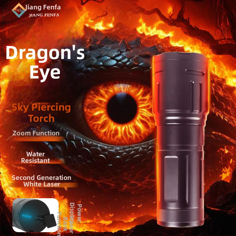 Rankinis LED žibintuvas, 15W, 1500lm, 1000m spindulys, 3x18650 akumuliatorius, IPX4