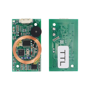 RFID kétfrekvenciás kártyaolvasó modul IDIC kártyával, TTL soros interfész, WG interfész, érintés nélküli olvasó, 1/60 s szkennelési sebesség