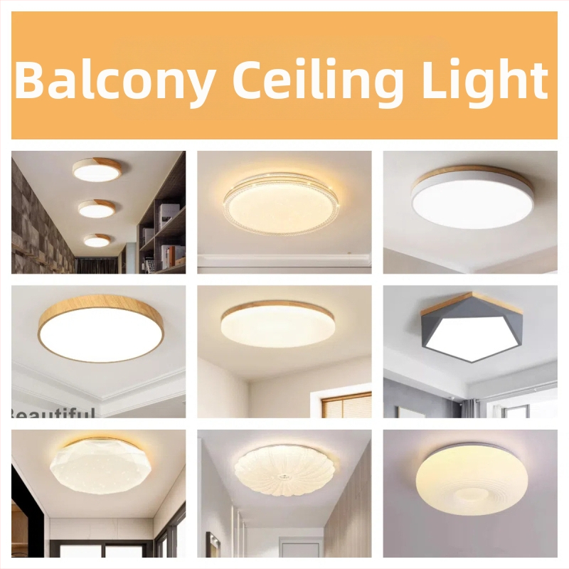 Lubų LED lemputė, modernus minimalistinis stilius, 220V, LED šviesa, dengiamas plotas 5–10㎡