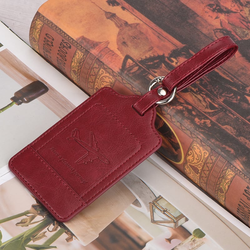 Ετικέτα αποσκευών από τη Changsheng Leather, PU δέρμα, ανθεκτικό στη φθορά, χειροποίητη κατασκευή με ραφή και επεξεργασία με λάδι, Άνοιξη 2022.