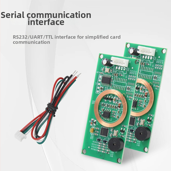 ZY-RFM407 RFID loendur moodul, kahekordne sagedus 125 kHz/13,56 MHz, USB/TTL/RS232 liides, toetab ID/IC/NFC DesFire Sony kaarte, loetav vahemik 2-6 cm, loetmise aeg 0,2 s
