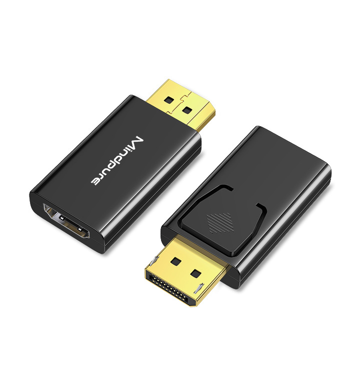 DP į HDMI adapteris — 4K raiška, visų sistemų palaikymas, modelis ZA021
