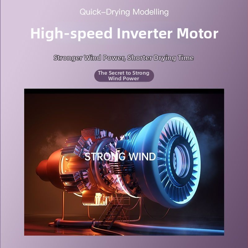 Kućni sušilo za kosu s negativnim ionima za njegu kose – Model 20251009, 3000 W, topli/hladni zrak