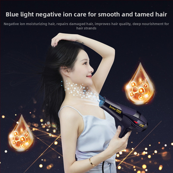 Sušilo za kosu 2300W, motor s četkom/AC motor, vruć i hladan zrak, 6 brzina, zaštita od pregrijavanja