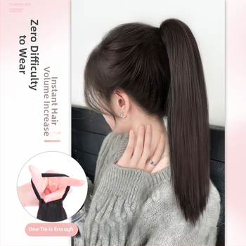 Parūka ar asti, model Hair rope ponytail, materiāls: augstas temperatūras šķiedras, tehnoloģija: mehānisms, piemērota sievietēm