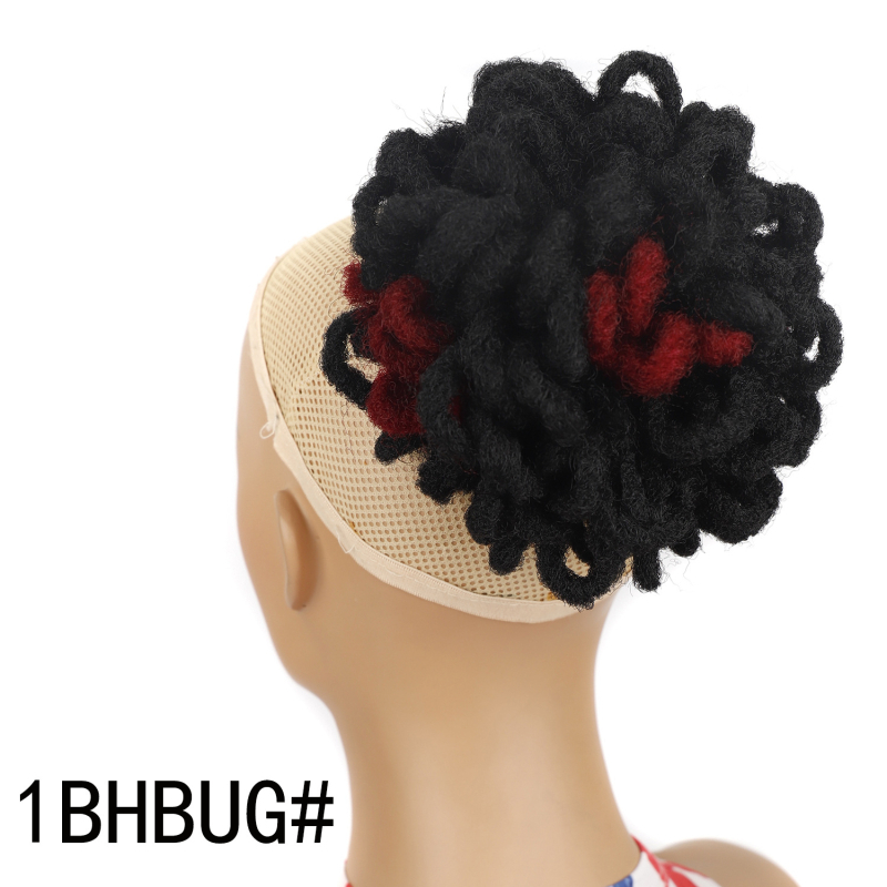 Dreddlokas parūka, ponijas asti — Meirui Lsfbzb, vietējais zīds, ar pievilkšanas auklu, mehāniska apstrāde