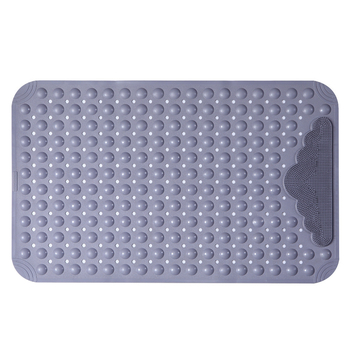 Μπάνιο αντιολισθητικό χαλάκι - ΤΠΕ, τετράγωνο σχήμα, μοντέρνος απλός σχεδιασμός, πλένεται με νερό