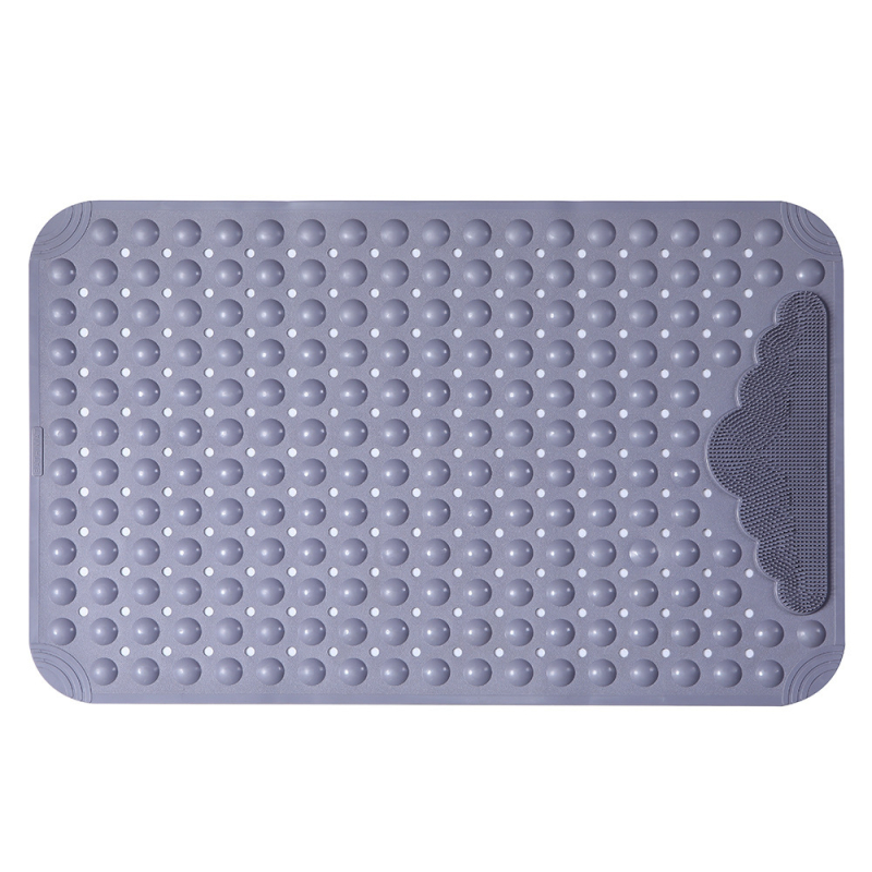 Μπάνιο αντιολισθητικό χαλάκι - ΤΠΕ, τετράγωνο σχήμα, μοντέρνος απλός σχεδιασμός, πλένεται με νερό