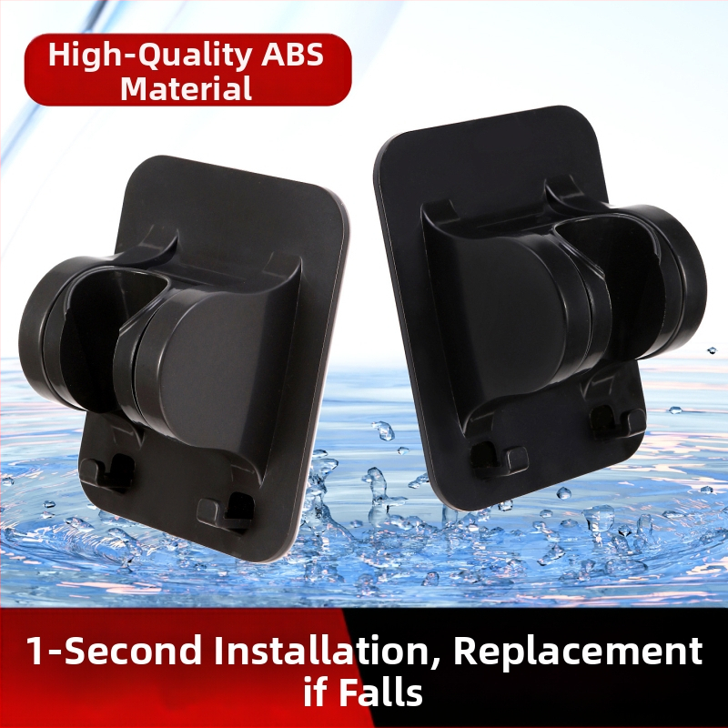 ABS dušo galvų laikiklis – be gręžimo, reguliuojamas, 0–80°C darbinė temperatūra, nominalus slėgis 1