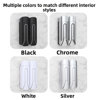 Viešbučio sieninis skysčių dozatorius muilui – rankinis spaudimas, ABS+GPPS, elektroplatingo paviršius purškiamasis, šiuolaikiškas minimalistinis stilius, 235g/470g