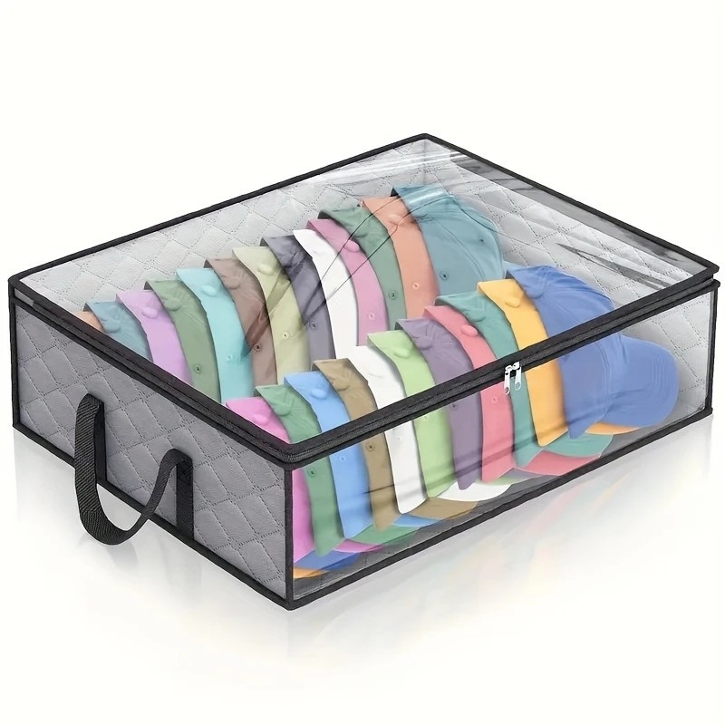 Geantă pliabilă de depozitare a hainelor, format cub, din material nețesut, multifuncțională pentru dormitor și sufragerie (pantofi, lenjerie, sutiene, pilote, haine)