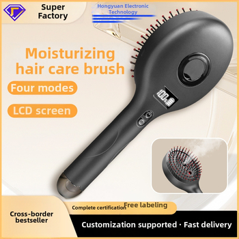 Elektrinis galvos odos masažo šepetėlis AA-003, 4 režimai, vibruojantis įrenginys galvos odai ir plaukų šaknų stimuliavimui