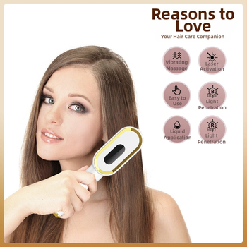 Daugiafunkcinis masažo šepetėlis galvos odos priežiūrai, modelis H6, 4 režimai, išleistas 2024 m.