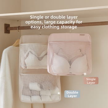 Daudzslāņu karājama uzglabāšanas soma zeķēm un apakšveļai — sienas piestiprināma, trīsdimensiju forma, Twill audums