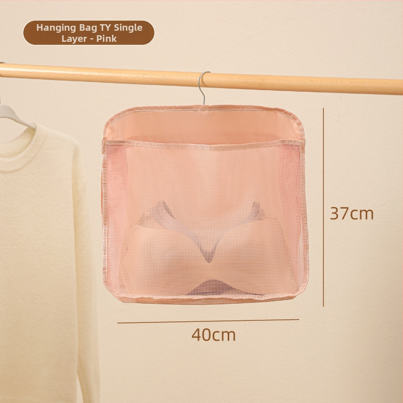 Daudzslāņu karājama uzglabāšanas soma zeķēm un apakšveļai — sienas piestiprināma, trīsdimensiju forma, Twill audums