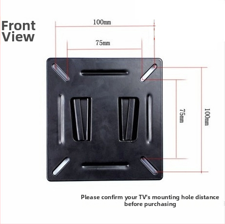 C11 LCD monitora sienas stiprinājums – Dzelzs konstrukcija, 11–15 kg slodze, Sienas stiprinājums, Mehāniska vadība