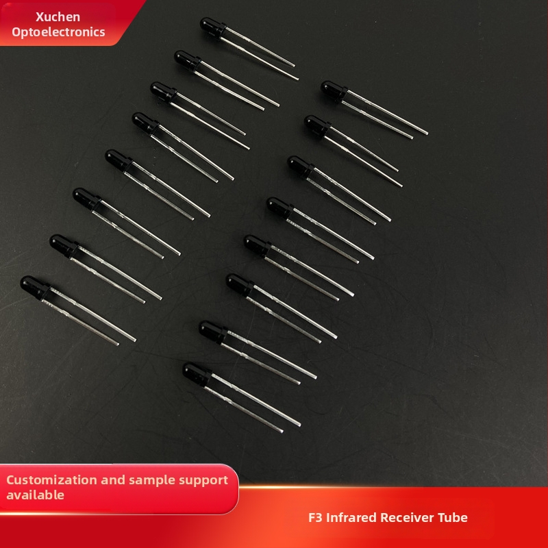 F3 infrasarkāno uztverošā caurule – modelis F3; spriegums 2,7–2,8 V; strāva 20 mA; viļņa garums 850/940 nm; jauda 0,06 W