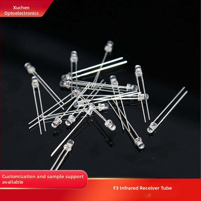 F3 infrasarkāno uztverošā caurule – modelis F3; spriegums 2,7–2,8 V; strāva 20 mA; viļņa garums 850/940 nm; jauda 0,06 W