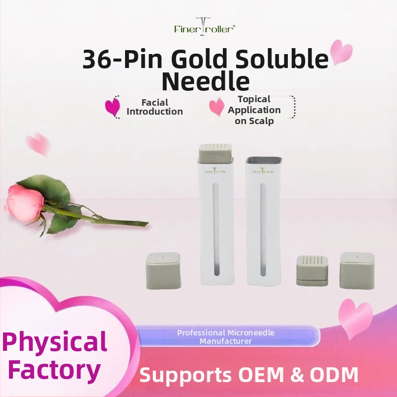 Finner Stamp 36-iglična mikroiglična pečat za hidrataciju lica i njegu tjemena – regeneracija kolagena; duljina igle 0,25/0,5/0,75/1 mm
