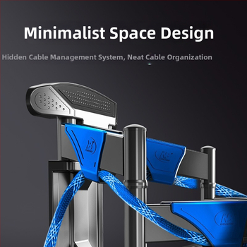 Televizoriaus sieninis laikiklis su teleskopiniu pasukimu NB757-L400 (Maks. apkrova 15 kg, Mechaninis valdymas, Geležinis laikiklis, Tinka sieniniam montavimui)