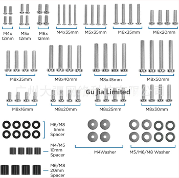 TV tvirtinimo varžtų rinkinys M568, mechaninis valdymas, licencijuotas privatus prekės ženklas