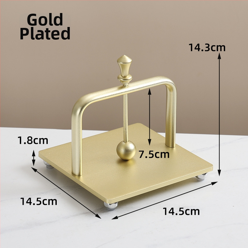 Servetėlių laikiklis, aliuminis, kvadratinės formos, šiuolaikinio minimalistinio stiliaus, stalviršio aksesuaras restoranams ir viešbučiams