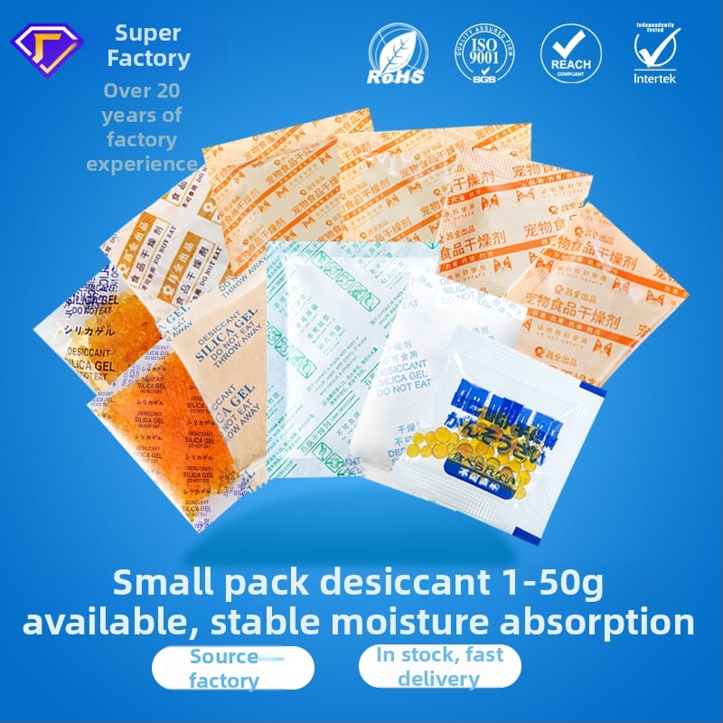 Namu desikantas — Changquan; džiovina ir dehidratuoja; pakuotė: maišelis; padėtis: gulėti plokščiai