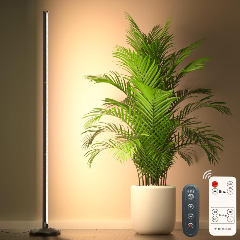 LED augalų šviesa ant trikojo stovo su nuotolinio valdymo pultu, visas spektras vidaus augimui, 336 LED, 3600 lm, IP44, įėjimo įtampa 36 V