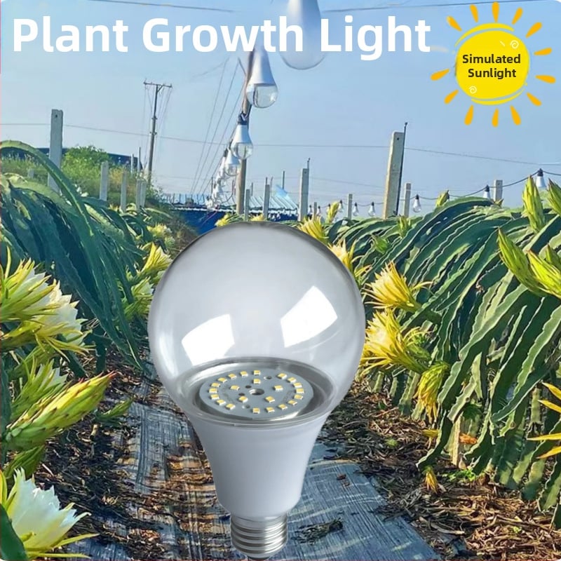 LED lemputė pilno spektrą augalų augimui, 32 LED, 2015 lm, 220V įvadas, Mullinsen lustas, 30000 h tarnavimo laikas