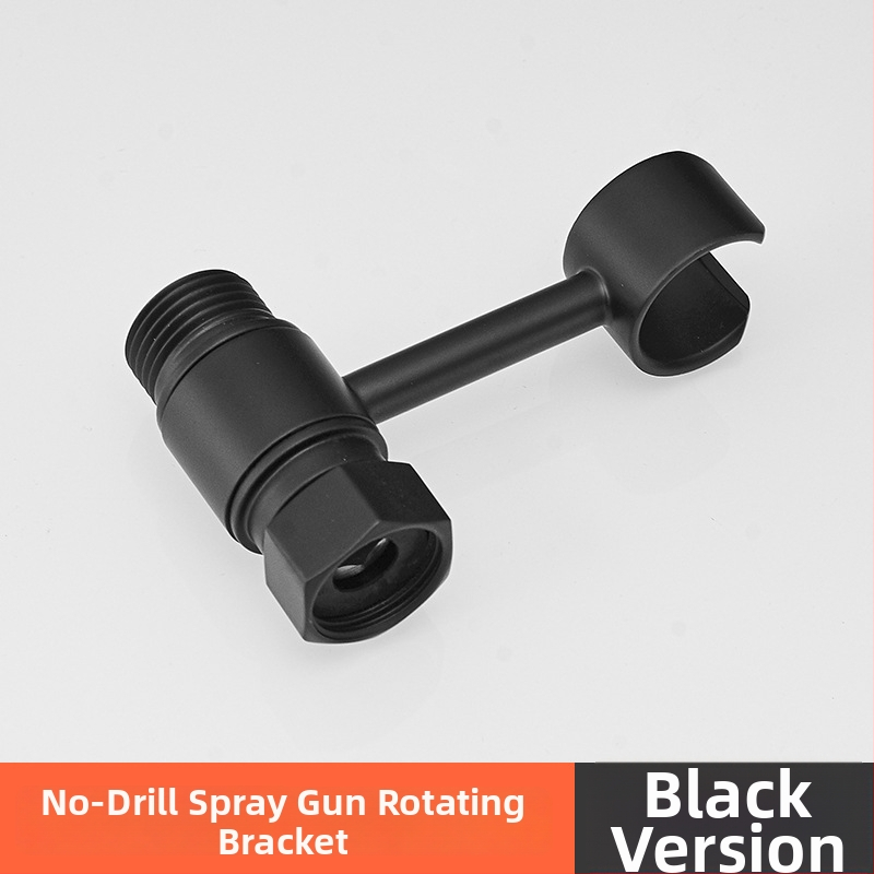 Tualeto dušo laikiklis su pasukamu laikikliu – nerūdijantis plienas, be gręžimo įrengimo, fiksuotas pagrindas, trikampio vožtuvo korpusas