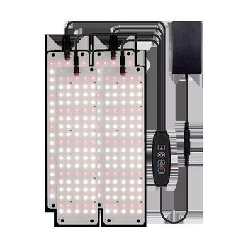 Πάνελ LED πλήρους φάσματος για ανάπτυξη φυτών, κατάλληλο για 1–4 φυτά, εσωτερική καλλιέργεια (είσοδος 12V; LED chip: Sanan optoelectronics; αριθμός LED: 150/300/450/600; IP42 προστασία; διάρκεια ζωής 50 000 h)