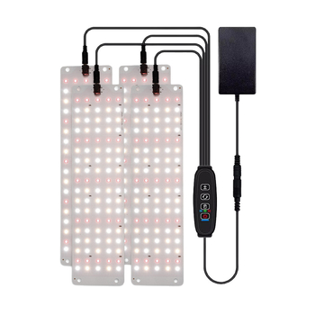 Πάνελ LED πλήρους φάσματος για ανάπτυξη φυτών, κατάλληλο για 1–4 φυτά, εσωτερική καλλιέργεια (είσοδος 12V; LED chip: Sanan optoelectronics; αριθμός LED: 150/300/450/600; IP42 προστασία; διάρκεια ζωής 50 000 h)