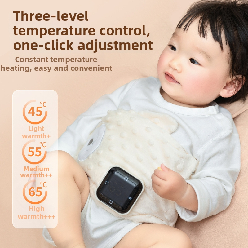 Zīdaiņu piena sildītājs ar automātisku temperatūras kontroli, 10W, neilons, barošanas avots USB/Type-C/Li baterija