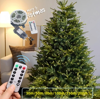 Vario vielos žvaigždės lemputė, 2000 LED, 3000 lm, 3000K, IP44, reguliuojama nuotolinio ir rankinio valdymo, kištuko maitinimas, modelis RY-10 Kalėdinė dekoracija