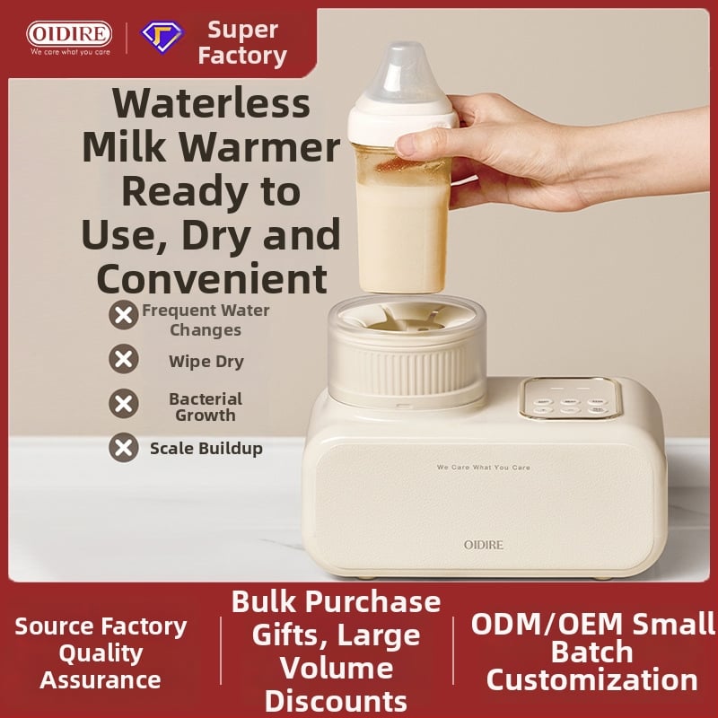 OIDIRE Elektromos tejkeverő és melegítő 3 az 1-ben babáknak (0–2 évesek), 4–6 perc melegítés, szigetelés, keverés és melegítés, hálózati áramellátás