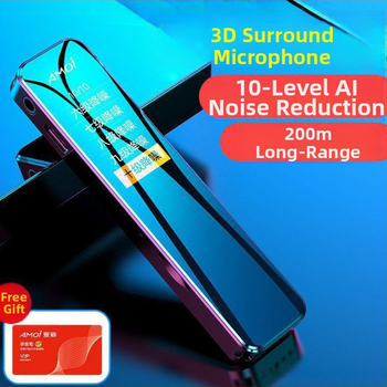 Balso įrašymo rašiklis pamokoms su TF kortele, ilgas budėjimo režimas