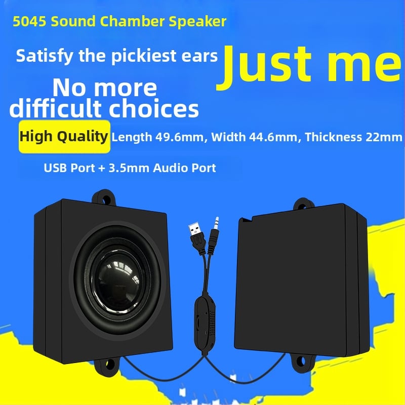 USB maitinamas kompiuterių garsiakalbis, 4 Ω, 3 W, dažnių atsakas 10–25000 Hz