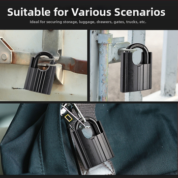 Spyna – OPEL Geležinė, Modernus Paprastas Stilius, Modelis BBL-BLACK-DX, Durims, Spintelėms, Bagažui